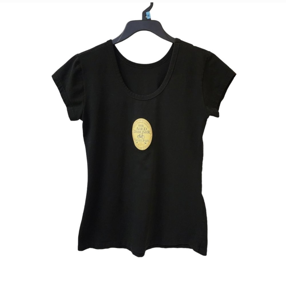 The Auld Dubliner Irish Pub Women's Black Top Large